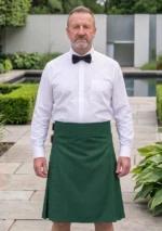 Men's Scottish Green Cargo Utility Kilt