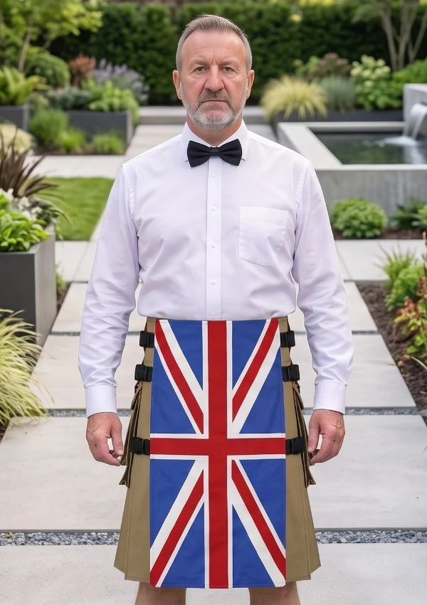 Men's Scottish UK Flag Kilt