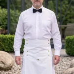 Men's Scottish White Utility Kilt