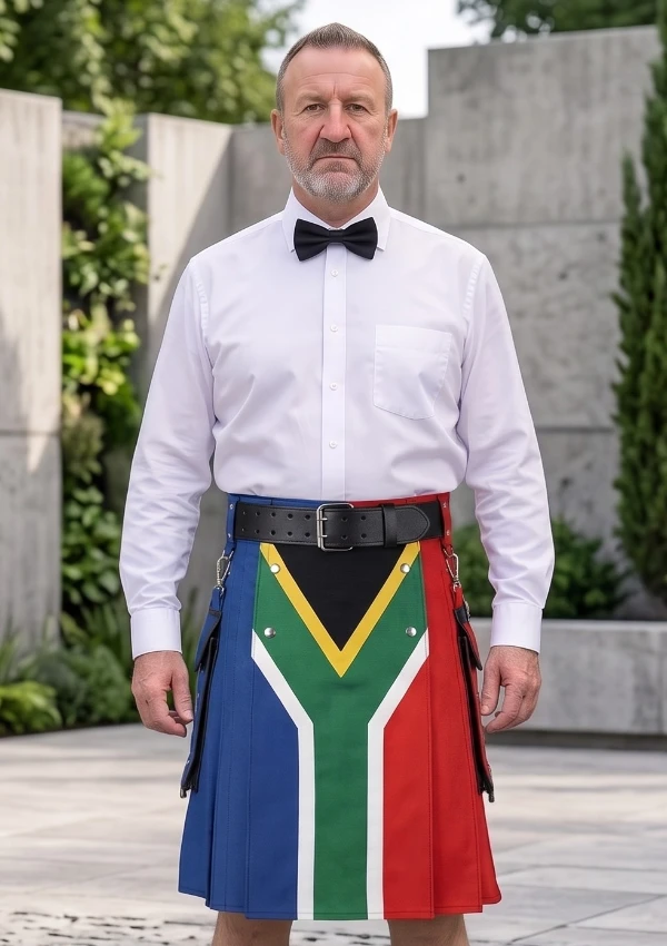 Men's South African Flag Kilt