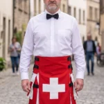Men's Swiss Flag Utility Kilt