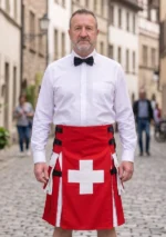 Men's Swiss Flag Utility Kilt