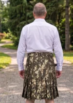 Men's Traditional Scottish Tactical Kilt Back