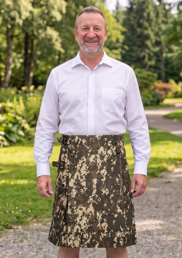 Men's Traditional Scottish Tactical Kilt