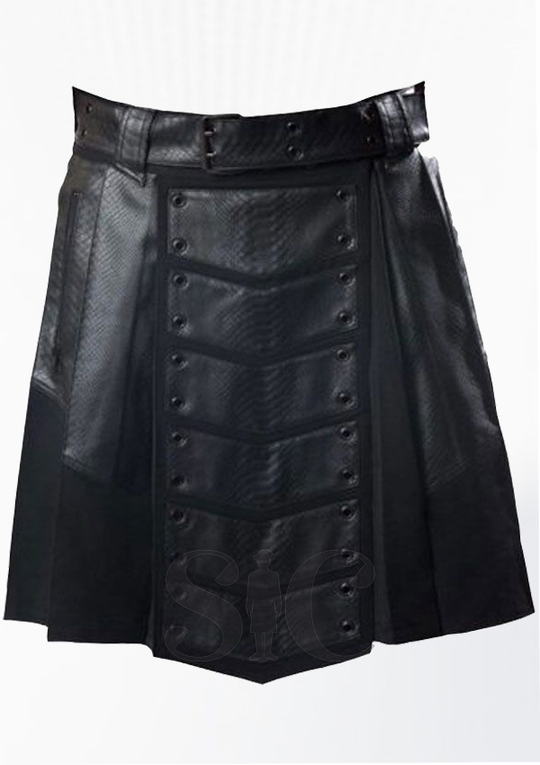 Modern Design Leather Kilt Design 16
