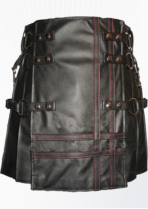 Modern Design Leather Kilt Design 9