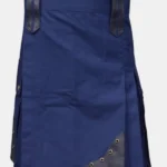 Modern Navy Blue Utility Kilt