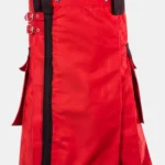 Modern Red Utility Kilt