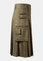 Olive Utility Kilt Right