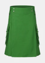 Plain Green Utility Kilt