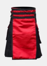 Premium Black and Red Fashion Kilt