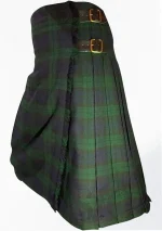 Premium Quality Black Watch Tartan Kilt Side