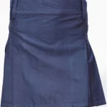Premium Quality Custom Made Scottish Blue Women Utility Kilt