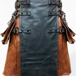 Premium Quality Custom Made Scottish Leather Kilt