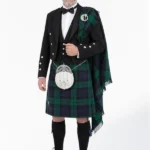 Premium Quality Custom Made Scottish Wedding Kilt Design 17 Front