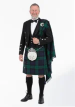 Premium Quality Custom Made Scottish Wedding Kilt Design 17 Front