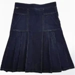 Premium Quality Custom Made Scottish Women Denim Kilt
