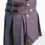 Premium Quality Custom Made Traditional Scottish Denim Kilt