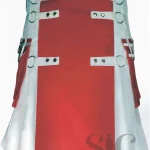 Premium Quality Hand Made Red & White Hybrid Kilt
