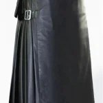 Premium Quality Hand Made Scottish Black Gothic Kilt