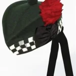 Premium Quality Hand Made Scottish Green Glengarry Hat