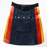 Premium Quality Hand Made Traditional Scottish Rainbow Kilt
