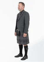 Premium Quality Hand Made Traditional Scottish Wedding Kilt Design 11 Left Side