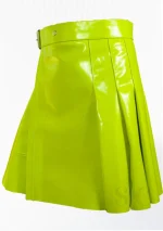 Premium Quality Hand Made Traditional Scottish Women Leather Kilt Back