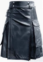 Premium Quality Handmade Real Leather Kilt Scotland