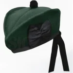 Premium Quality Scottish Green Glengarry Hat for Sale