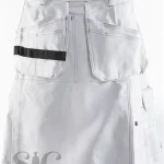 Premium Quality Scottish White Utility Kilt