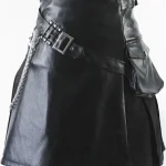 Premium Quality Traditional Scottish Black Gothic Kilt