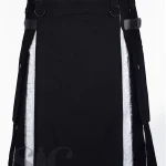 Premium Quality Traditional Scottish Black & White Cotton Hybrid