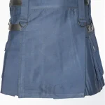 Premium Quality Traditional Scottish Blue Women Utility Kilt