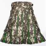 Premium Quality Traditional Scottish Camoflage Kilt