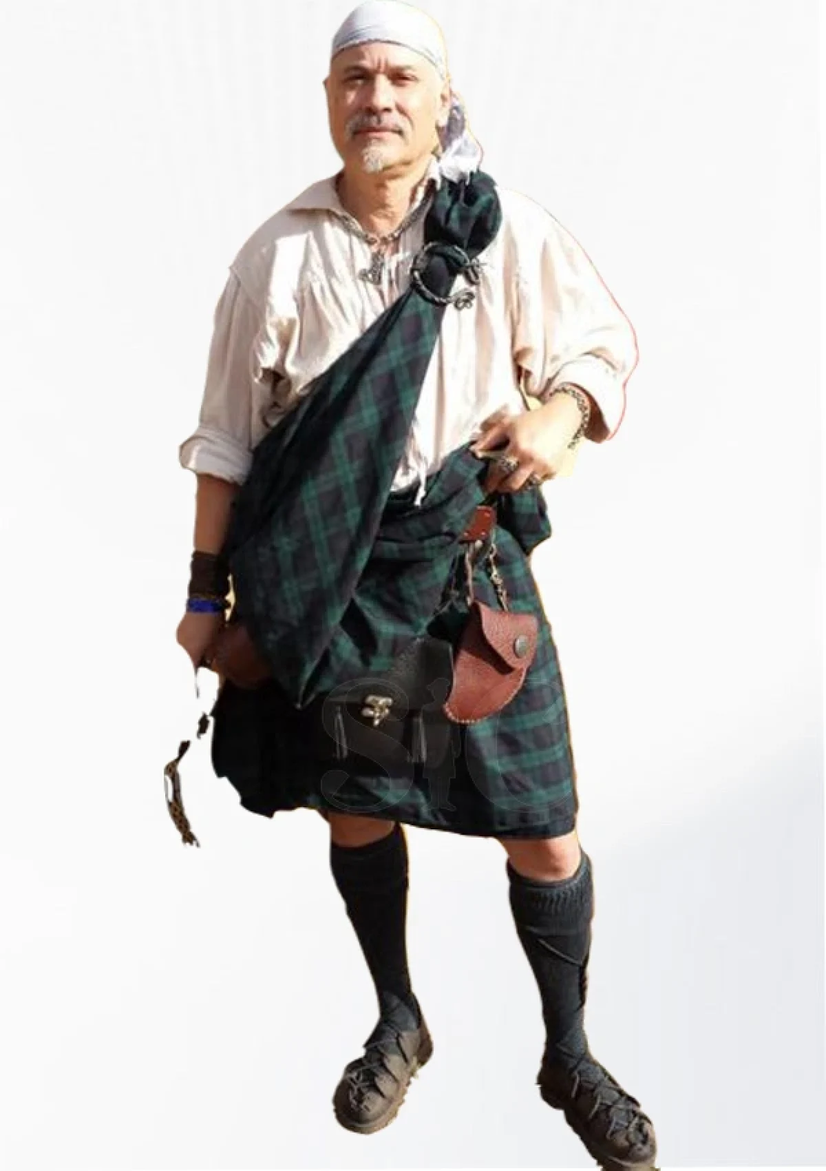 Conception de kilt écossais traditionnel de qualité supérieure