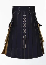 Premium Quality Traditional Scottish Hybrid Kilt Back