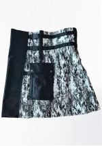 Premium Quality Traditional Scottish Tactical Kilt Side