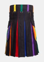 Premium Rainbow Utility Kilt Back