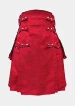 Premium Red Utility Kilt