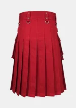 Premium Red Utility Kilt Back