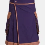Purple and Brown Utility Kilt