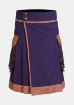 Purple and Brown Utility Kilt
