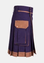 Purple and Brown Utility Kilt Right