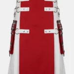 Red & White Hybrid Kilt