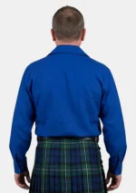 Royal Blue Jacobite Ghillie Shirt Back View