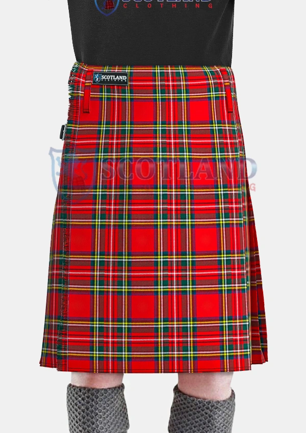 Royal Stewart Tartan Kilt front