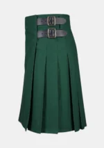 Scottish Green Cargo Utility Kilt Left