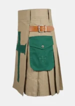 Scottish Khaki Sword Utility Kilt Left