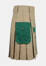 Scottish Khaki Sword Utility Kilt Right